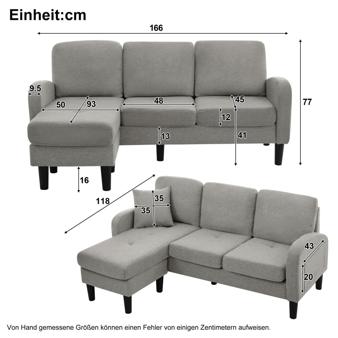 Transform Your Space with a Versatile L-Shaped Corner Sofa - image 26