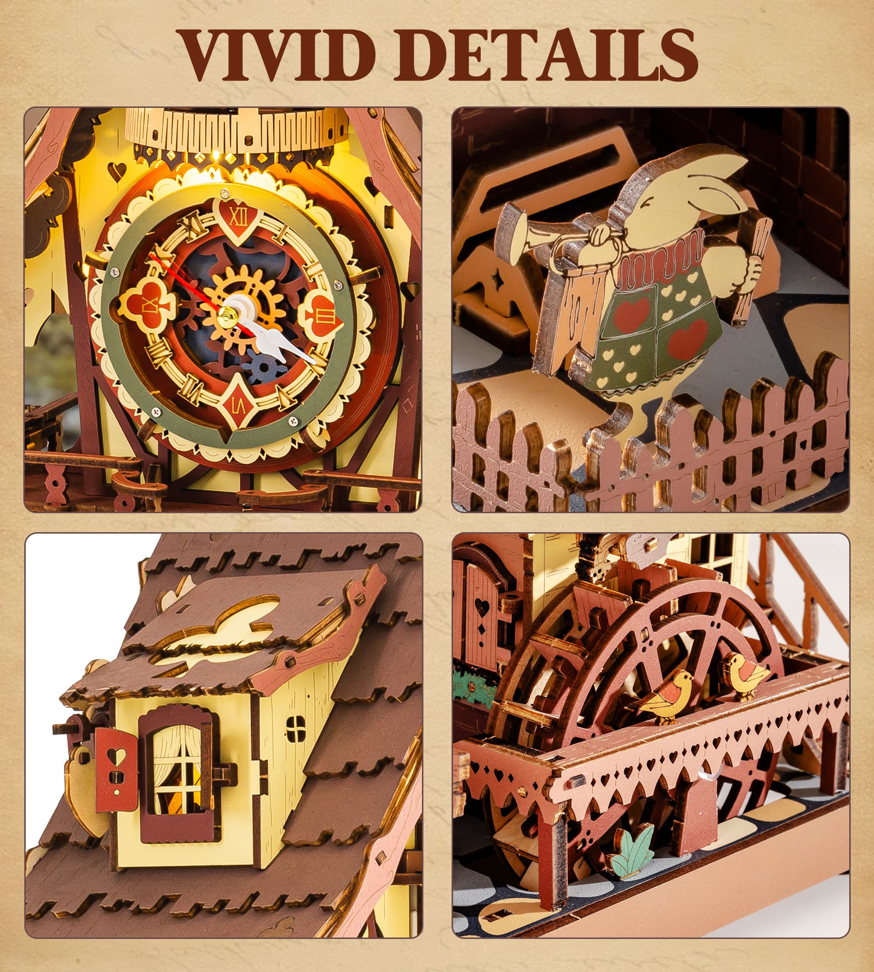 Assemble Your Own Magical Treehouse Cuckoo Clock - image 5