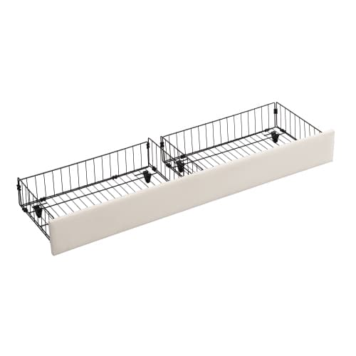 Upholstered King Size Bed with LED Lights and USB Charging Port (5ft) - image 24