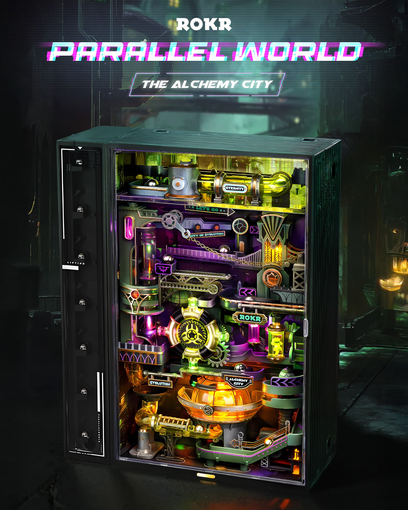 Build a Glowing Cyberpunk Pinball City on Your Desk - image 2