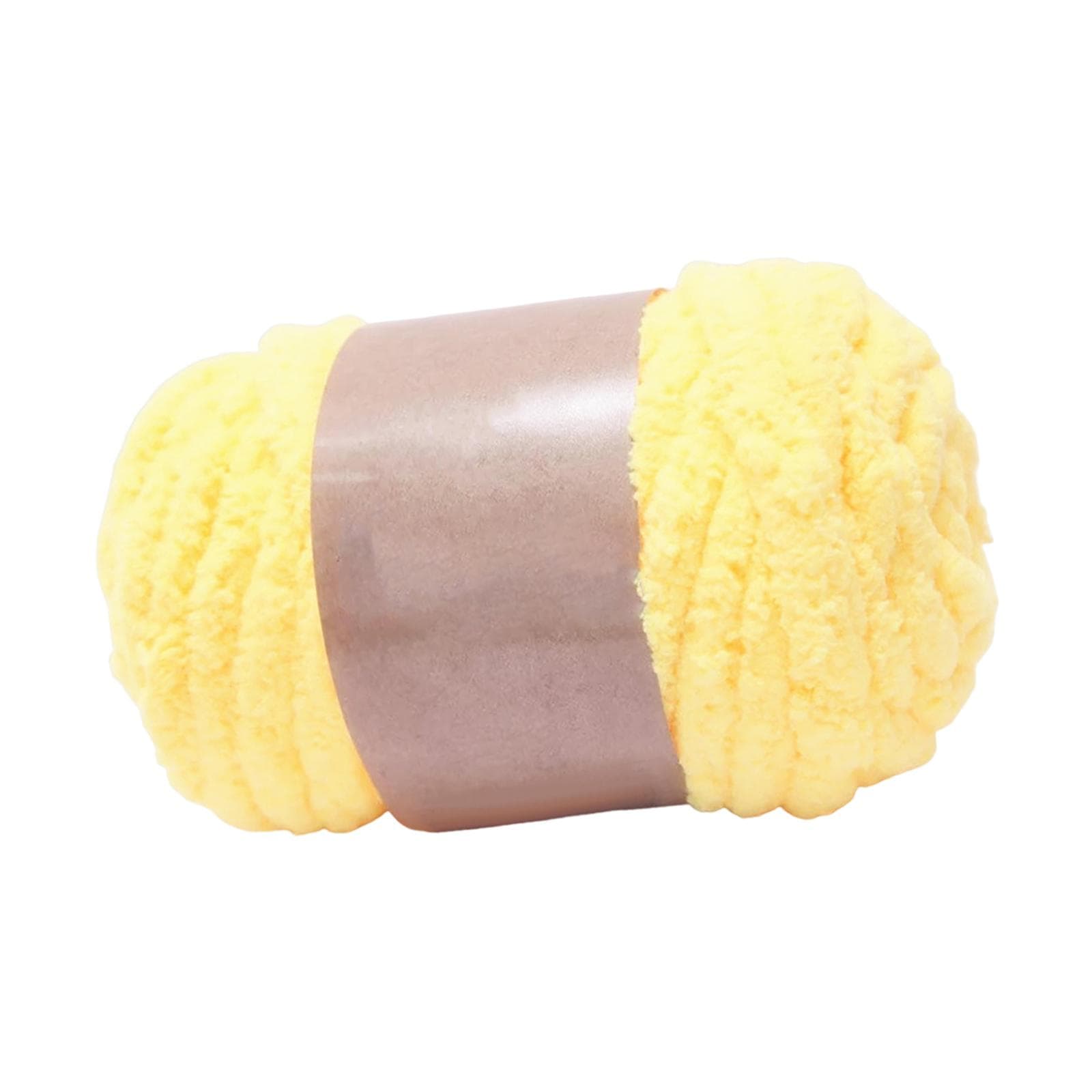 Chunky Soft Yarn Ball in Yellow — Ideal for Hand Knitting Projects - image 10