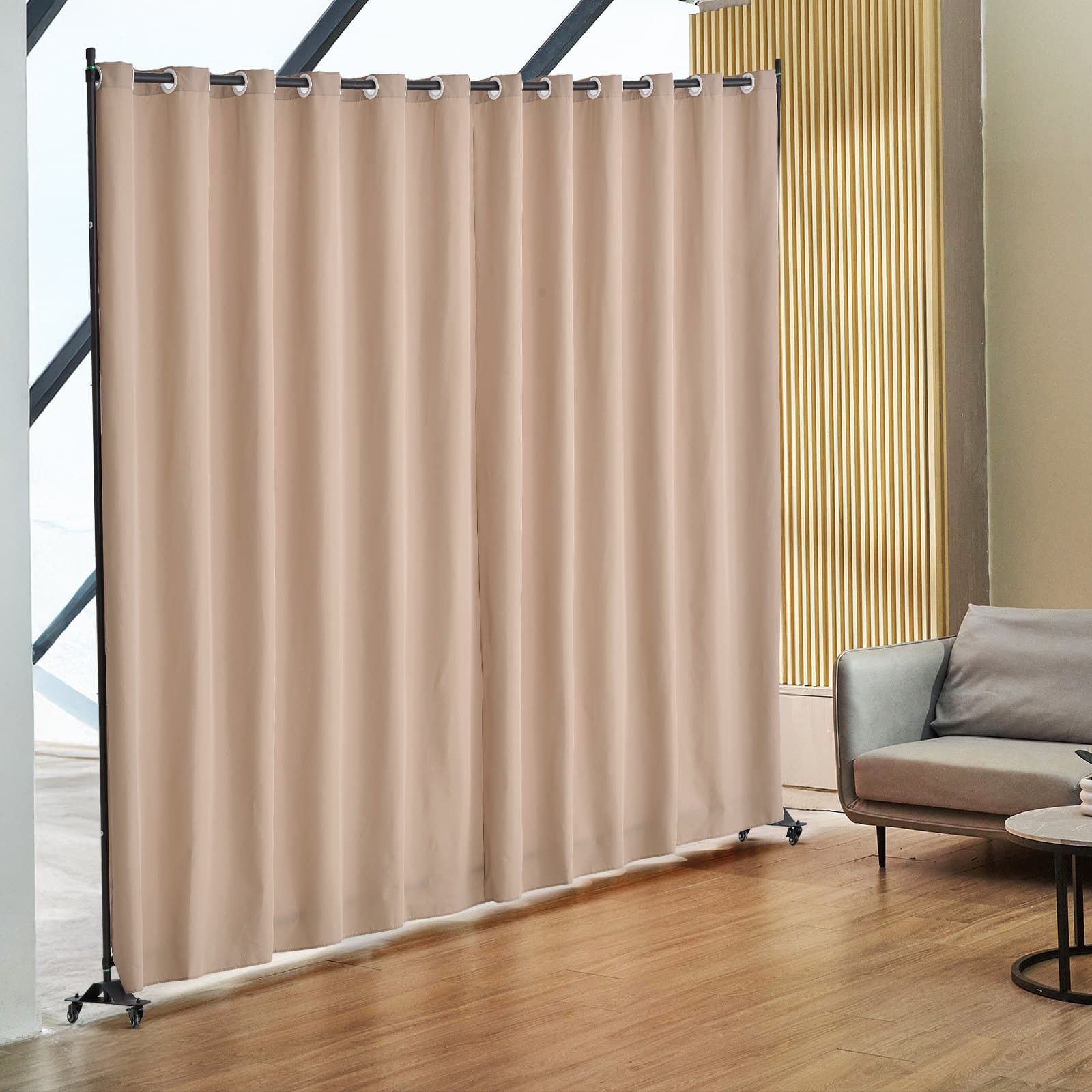 Portable Partition Screen on Wheels for Home & Office - image 8