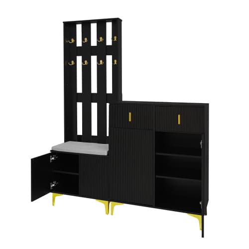 Transform Your Hallway with a Complete Wardrobe & Shoe Bench Set - image 44