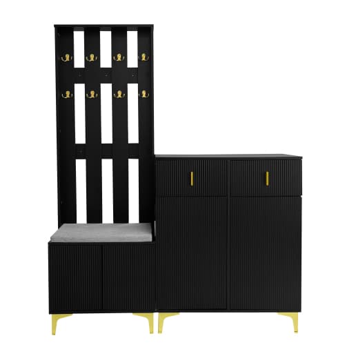 Transform Your Hallway with a Complete Wardrobe & Shoe Bench Set - image 17