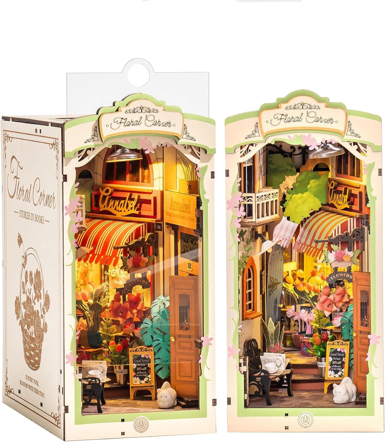DIY Book Nook Kit: Rolife's Floral Corner - image 2