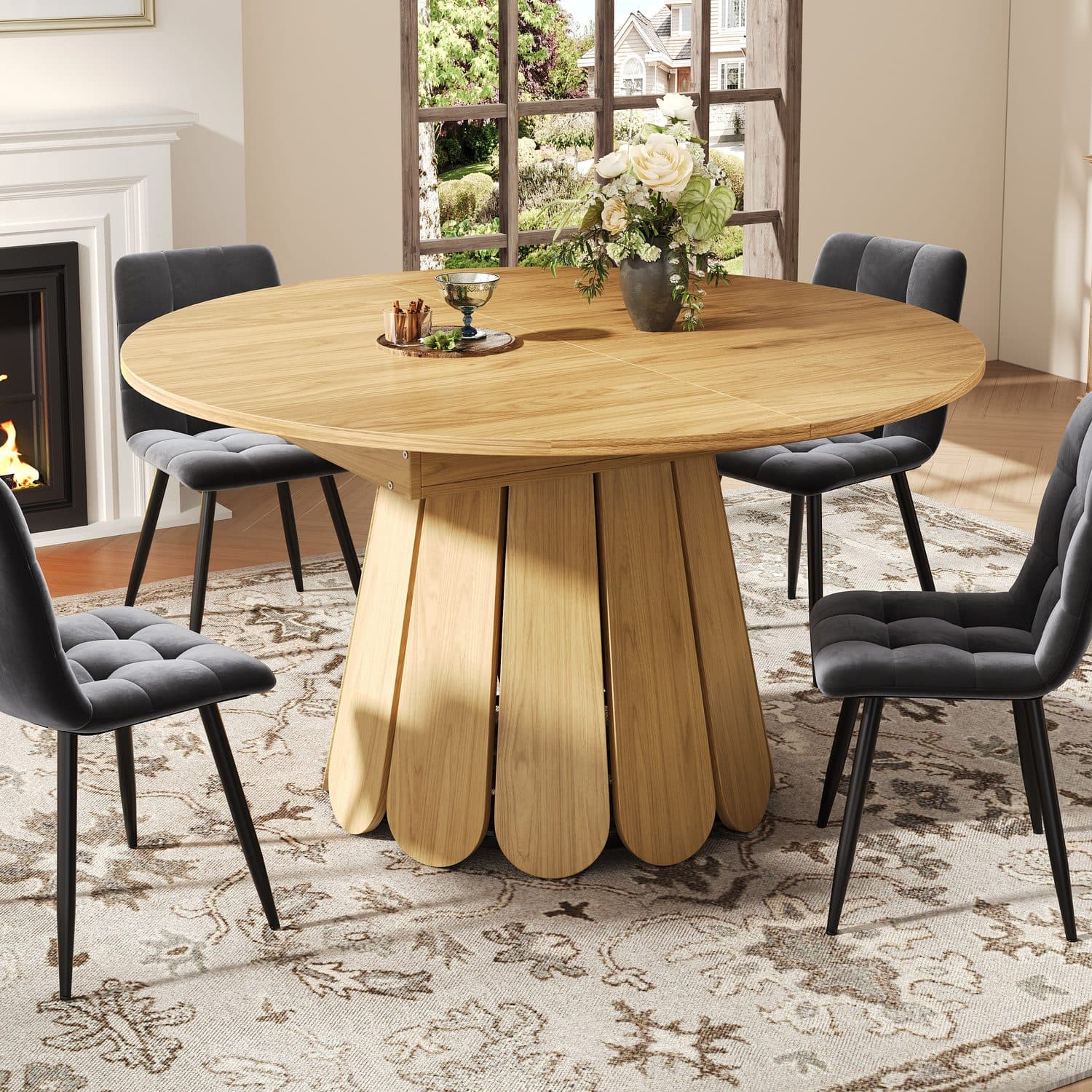 Natural Extendable Table - image 4