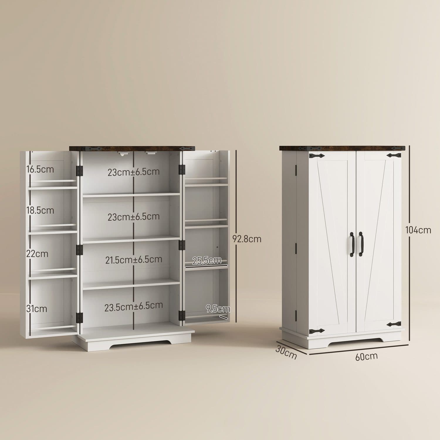 Keep Your Pantry Organised with a Farmhouse Storage Cabinet - image 4