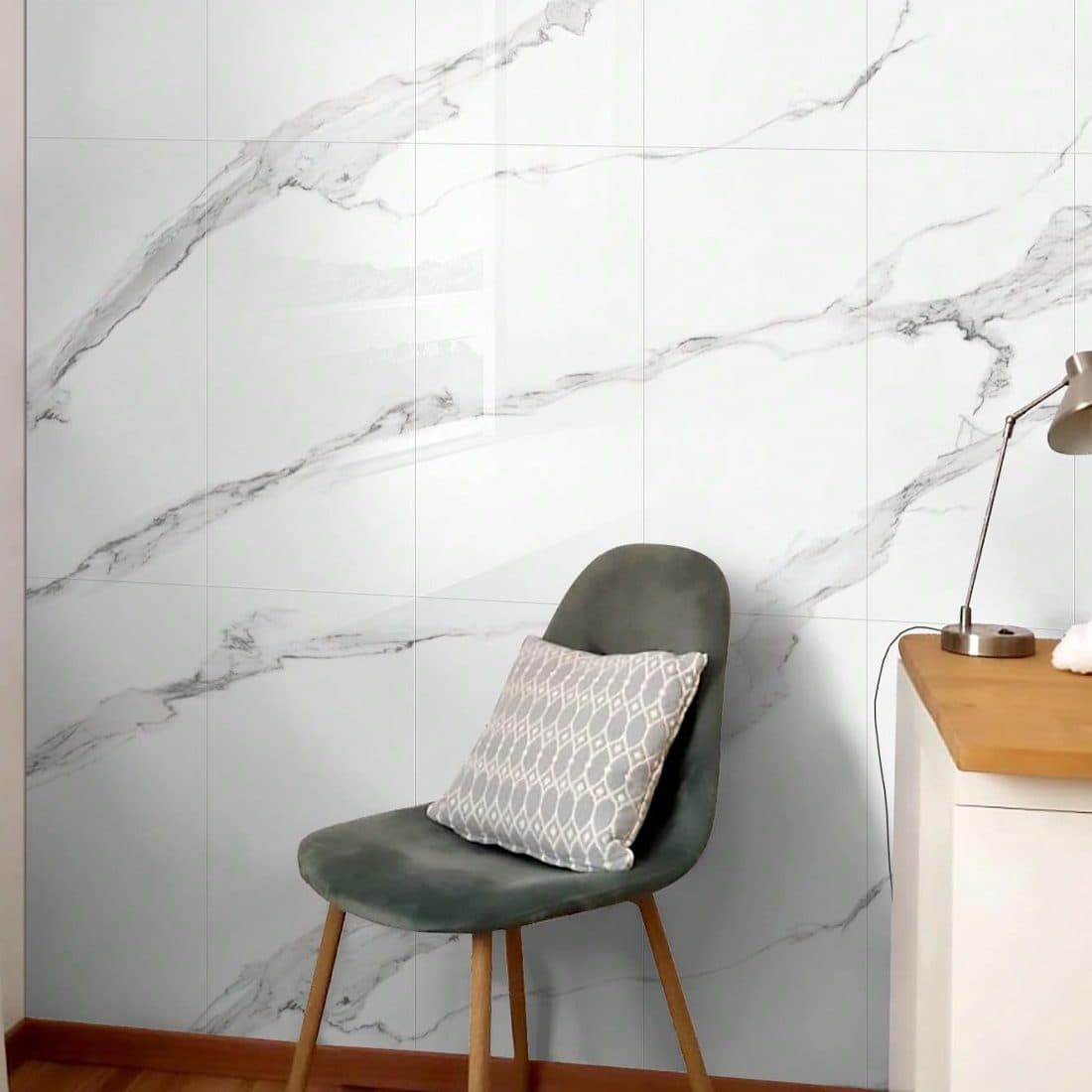 Cover Your Walls in Marble-Effect Tiles Without Grouting - image 10
