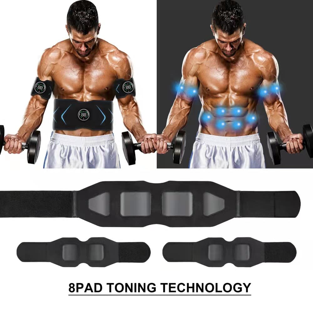 USB Rechargeable EMS Abdominal Muscle Toning Belt - image 7
