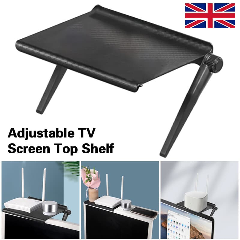 Adjustable Screen Top Shelf for TV and Monitor Storage - image 3