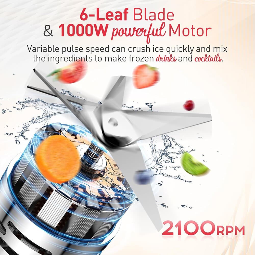 850W Blender with 1.5-Litre Jug and Five Speed Settings - image 10