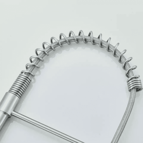 Pull Out Kitchen Mixer Tap with Flexible Spring Spout - image 8