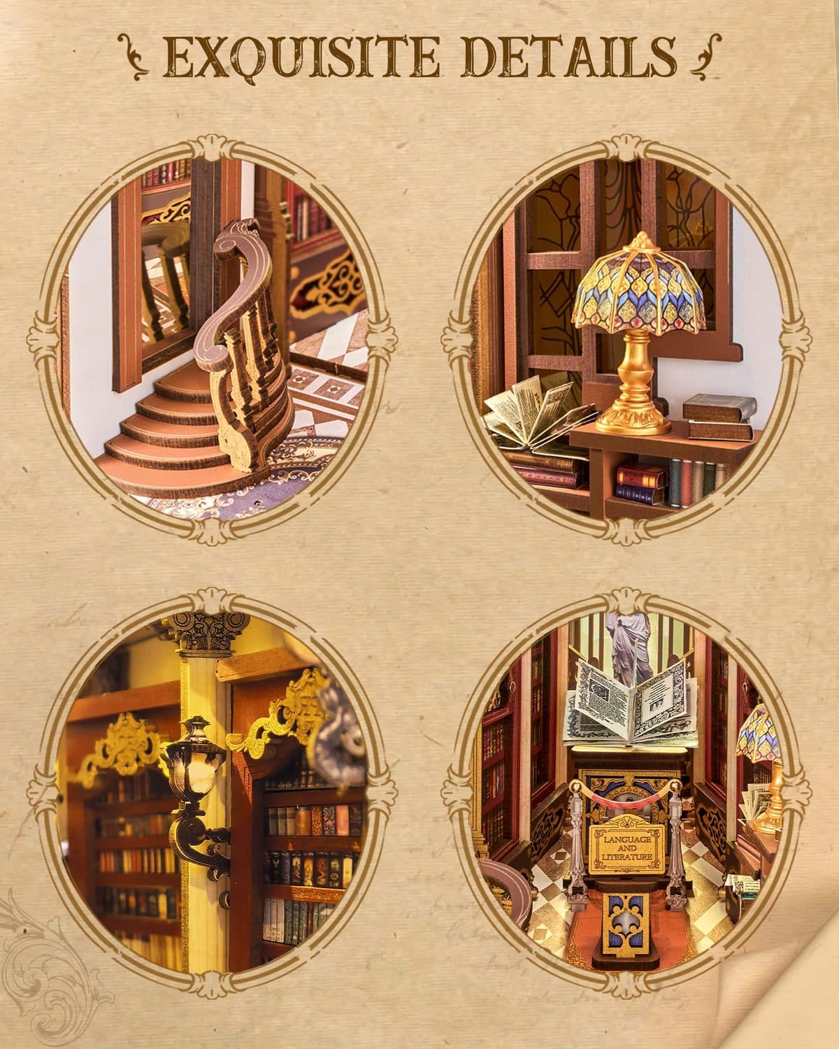 Library of Wonders Book Nook - image 6