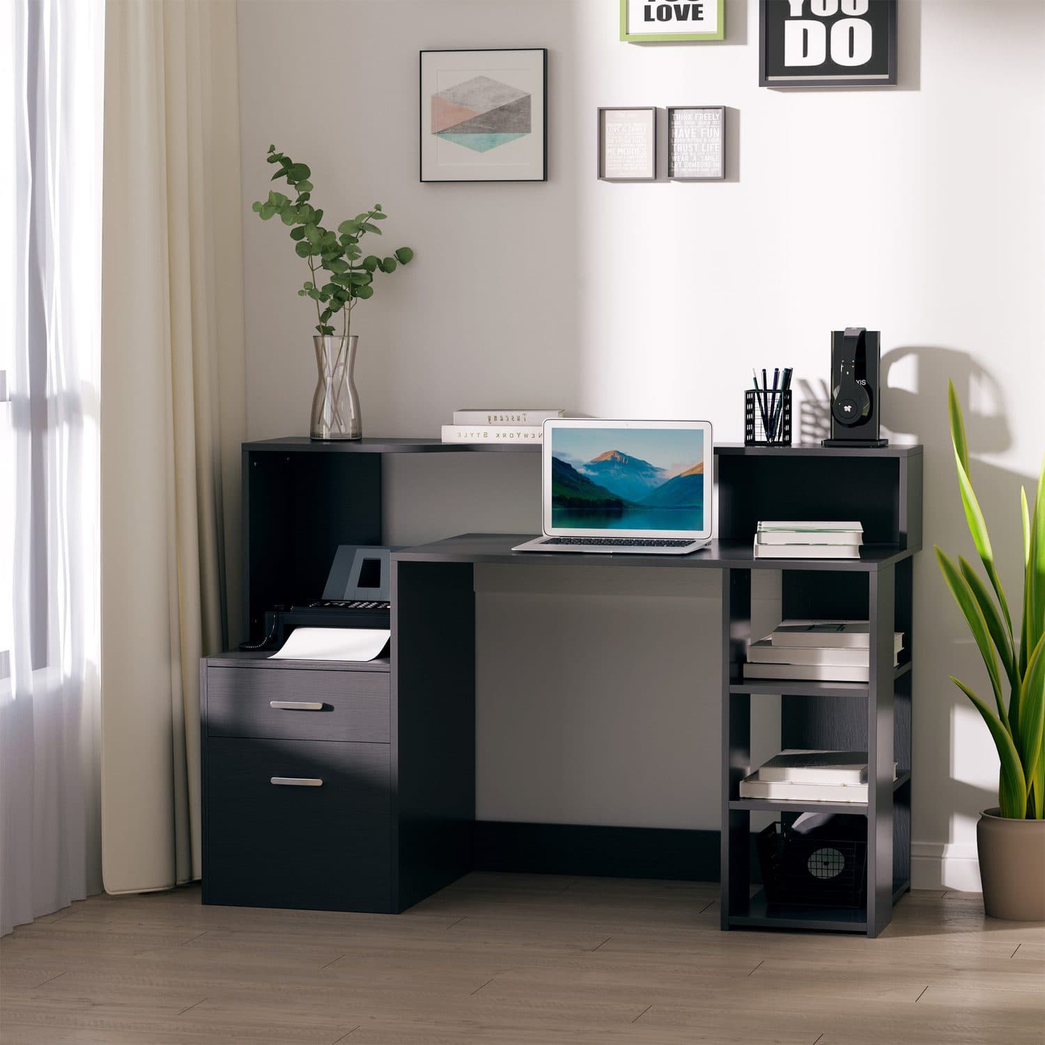 Black Storage Desk - image 2