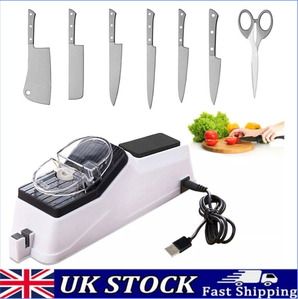USB Electric Knife Sharpener: Perfect Knives & Scissors in Seconds - image 4