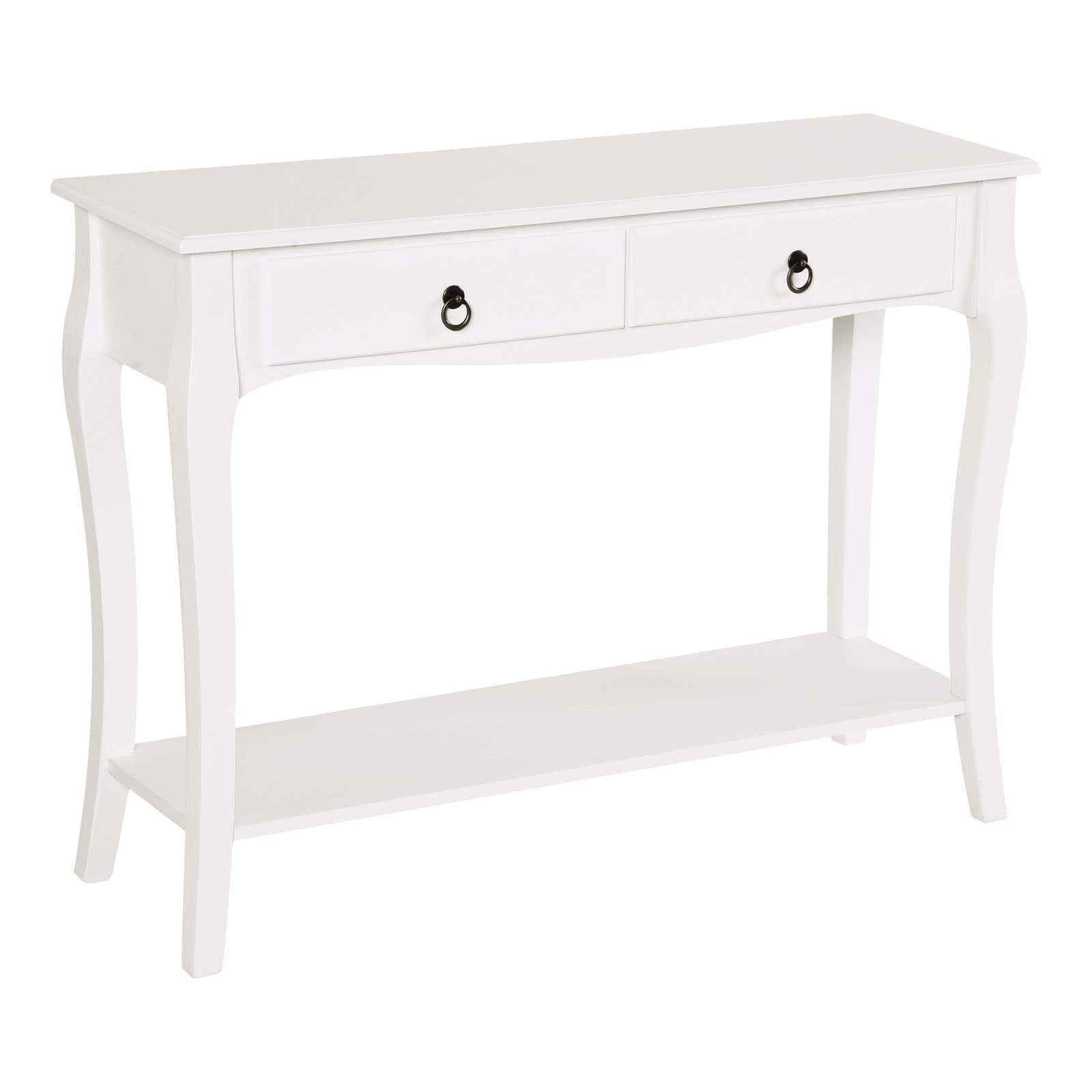 Ivory Console Table - Ivory White
