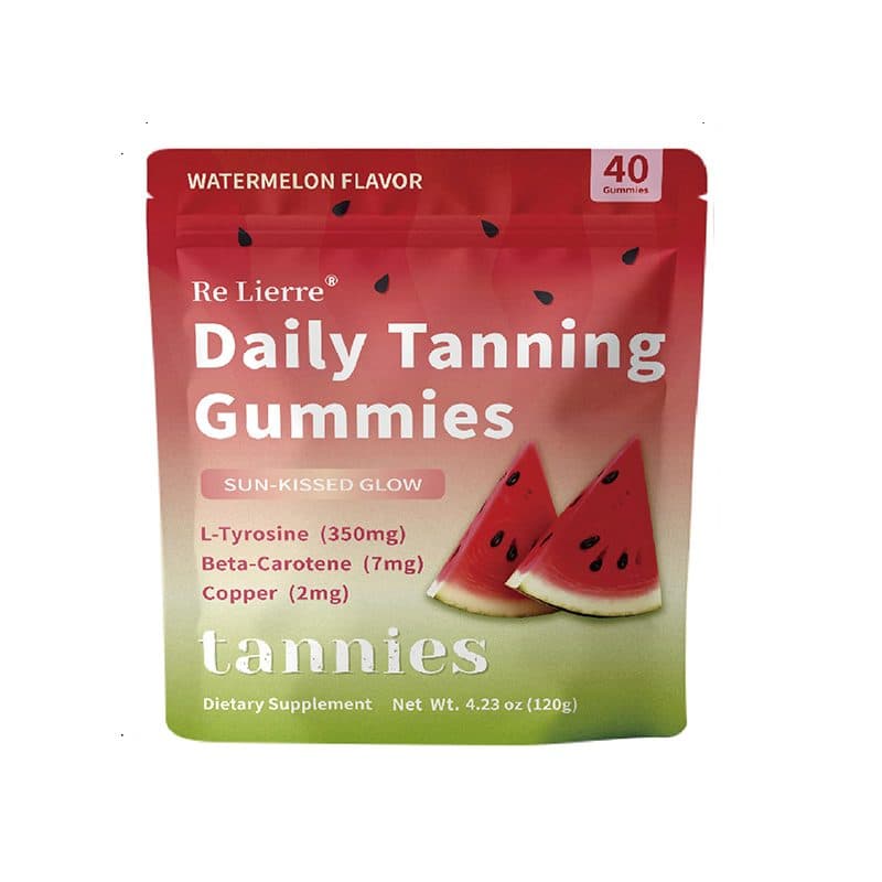 Re Lierre Daily Tanning Gummies, Watermelon
