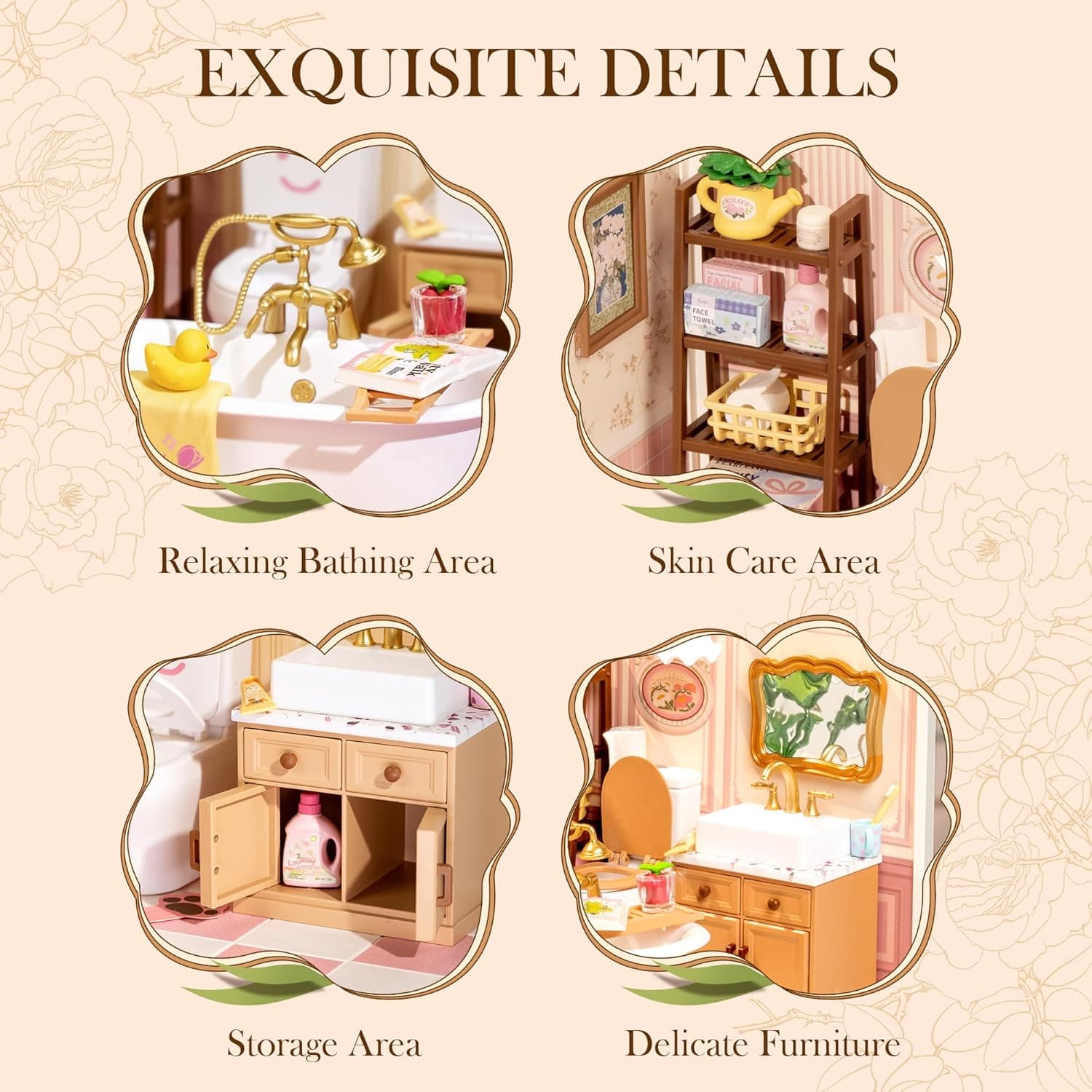 DIY Miniature Kit: Pop Bubble Bathroom Scene - image 7