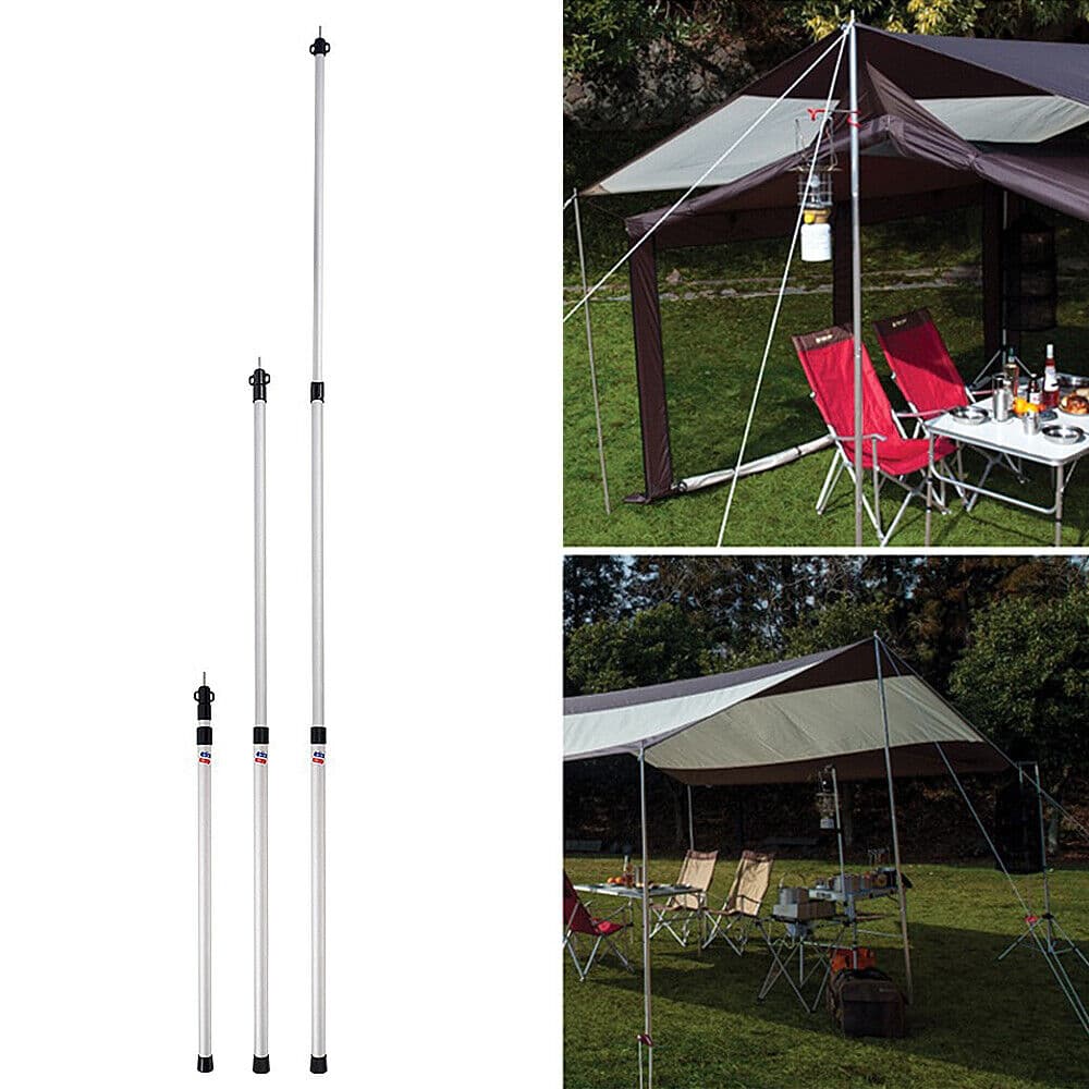 Telescopic Aluminium Awning Poles — Adjustable 90 to 230 cm - image 3