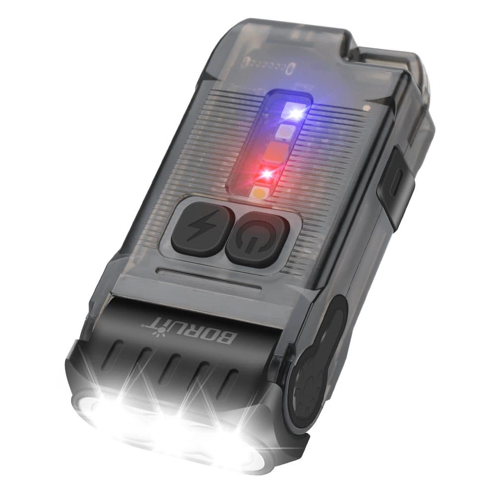 Compact rechargeable work light for pockets and kits