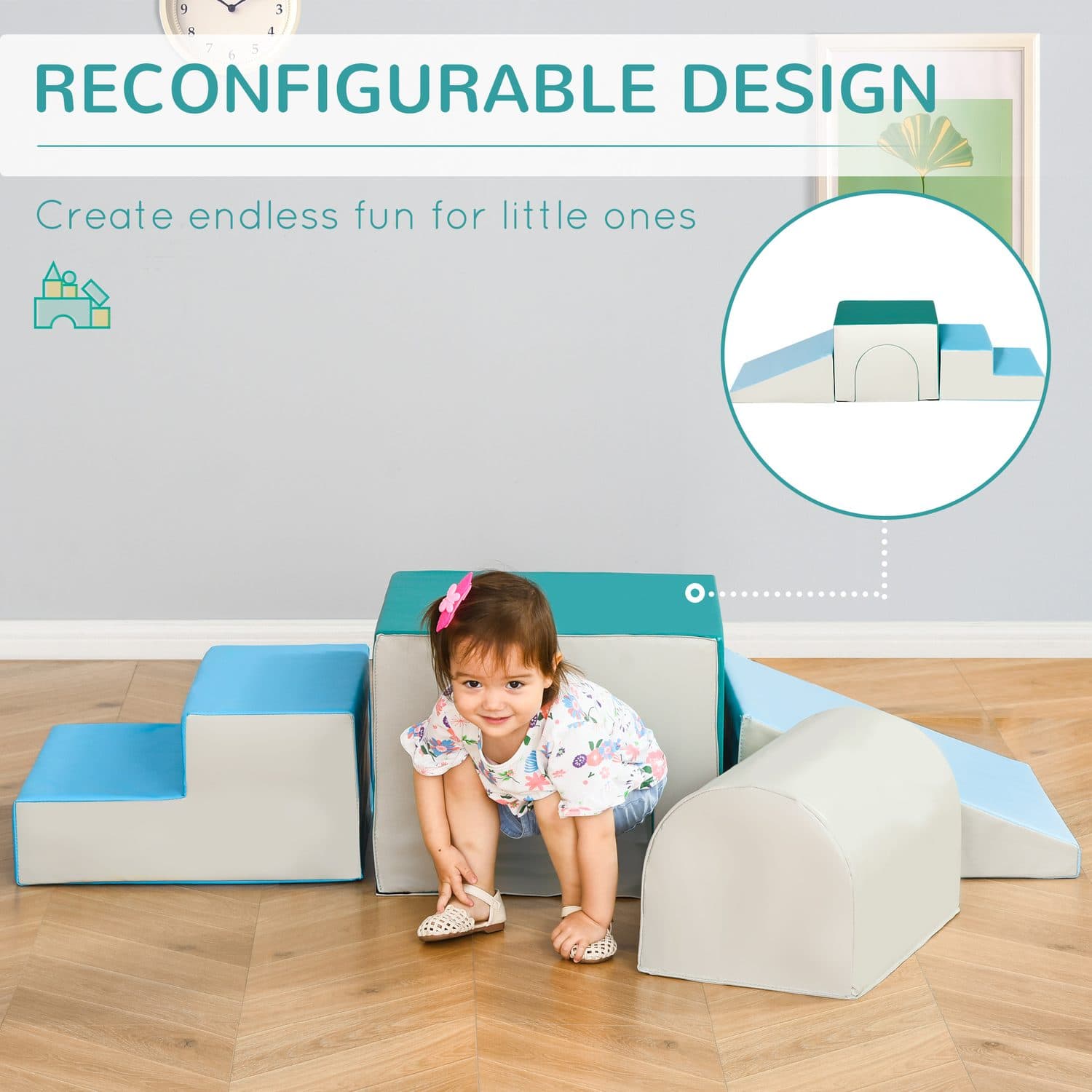 Soft Play Foam Set for Toddlers — Climb, Crawl and Slide at Home - image 3