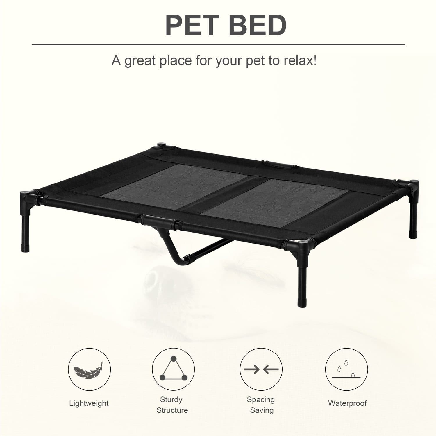 Large Raised Pet Bed for Camping, Travel & Everyday Use - image 4