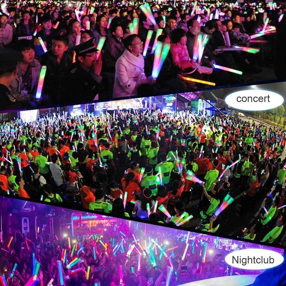 Light Up Any Event With Multicolour LED Foam Glow Sticks - image 4
