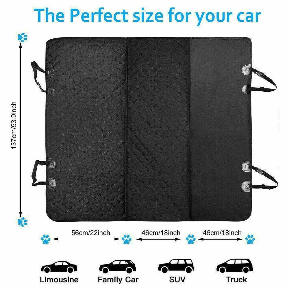 Waterproof Dog Car Seat Protector for the Rear Seat - image 4