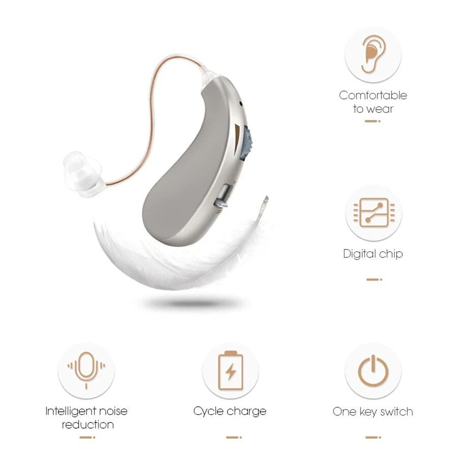 Digital Hearing Aid Enhancer with USB Rechargeable Battery - image 2