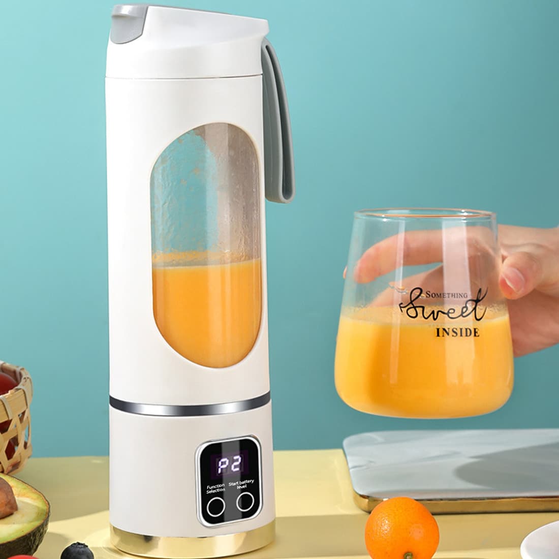 Portable USB Rechargeable Blender Cup – 450ml - image 3