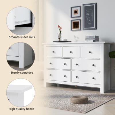 Large 7-Drawer Sideboard - image 5