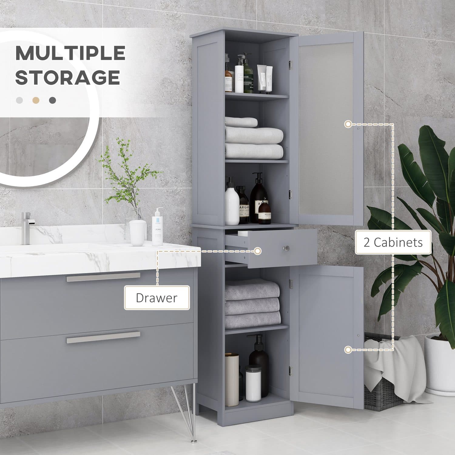 A Slim Tower of Storage for Compact Bathrooms - image 5