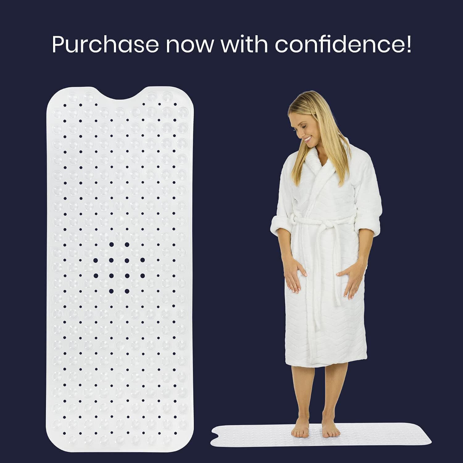 Stay Safe in the Bath with an Extra Large Non-Slip Mat - Default