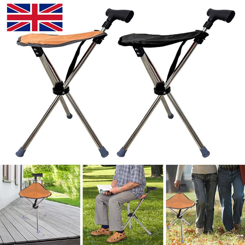 A Walking Cane That Opens into a Seat When You Need to Rest - image 2