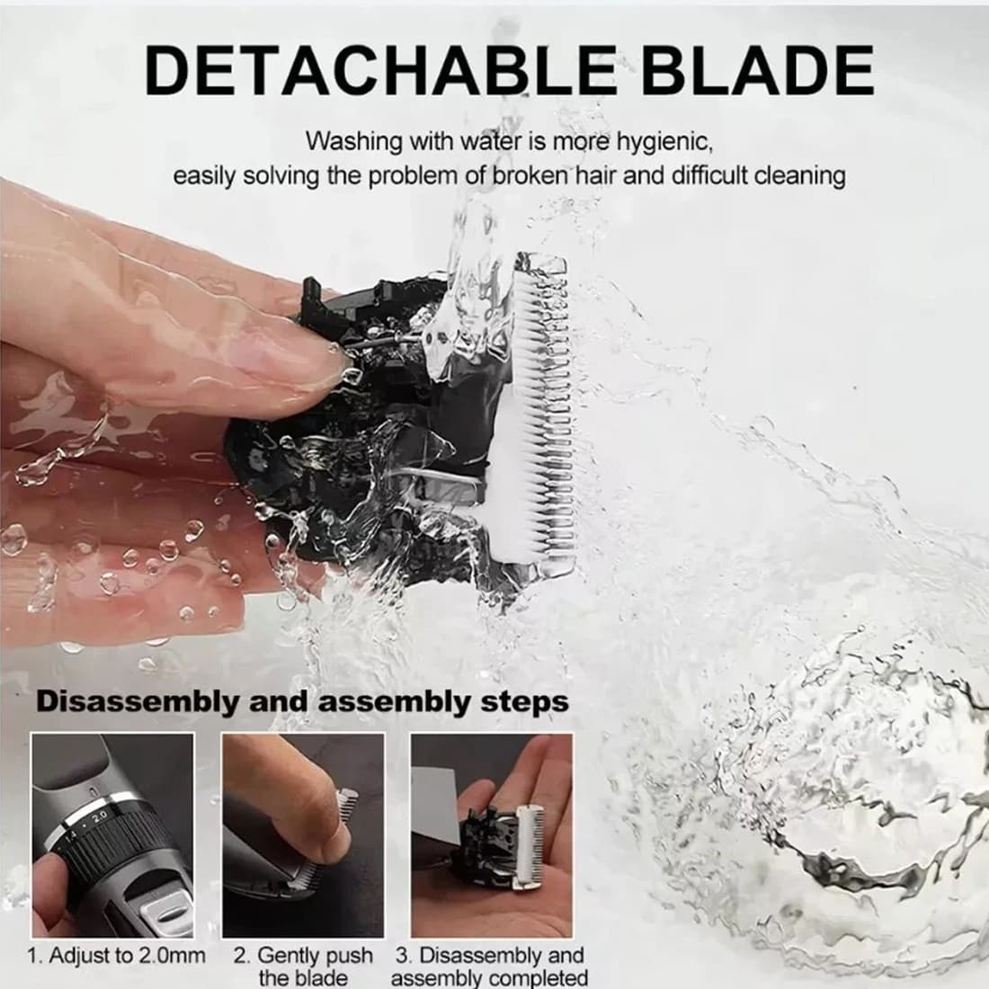 Cordless Rechargeable Hair Clippers and Trimmer Set for Men - image 3