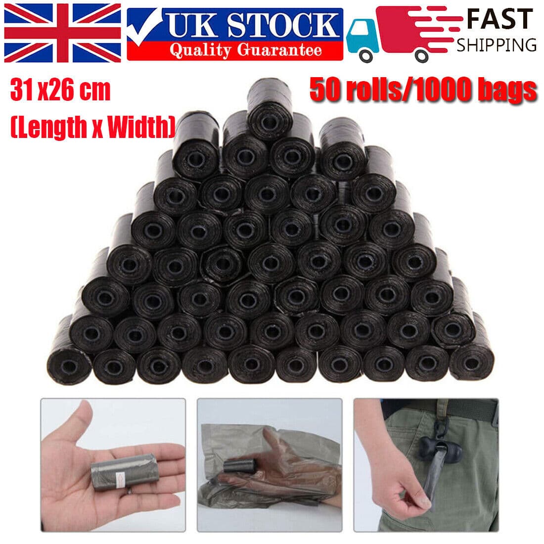 Unscented Biodegradable Dog Poop Bags - image 5