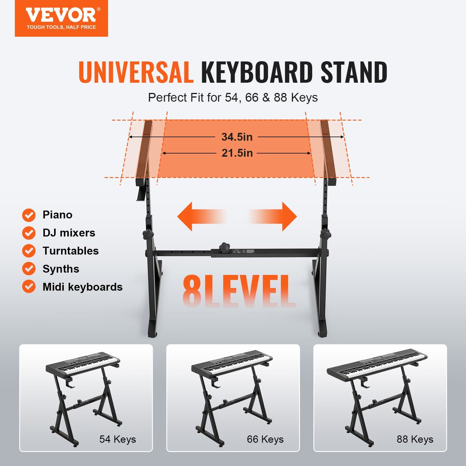 Adjustable Z-Style Keyboard Stand & Bench for Peak Performance - image 1