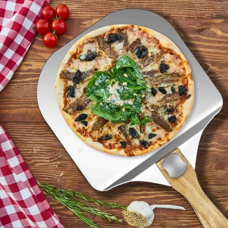 Launch and Retrieve Pizzas with This 12-Inch Aluminium Peel - image 2