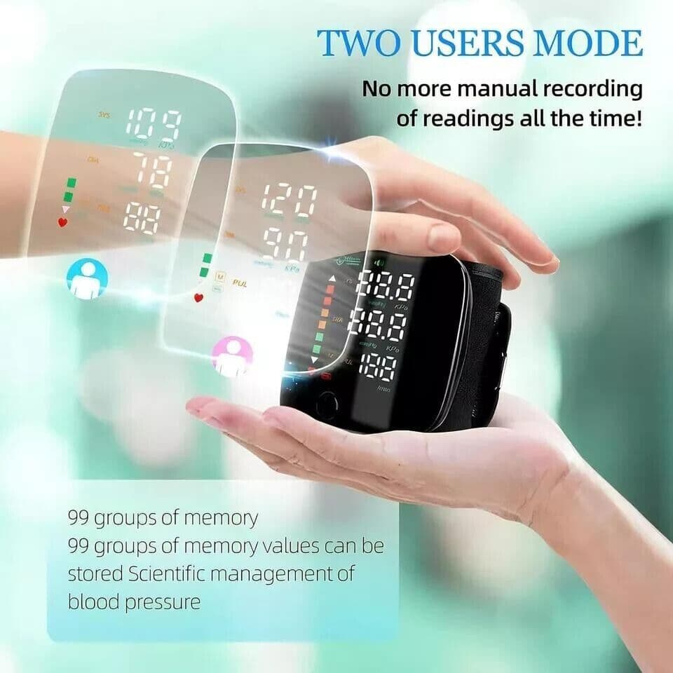 Digital Blood Pressure Monitor with Automated Cuff Readings - image 9