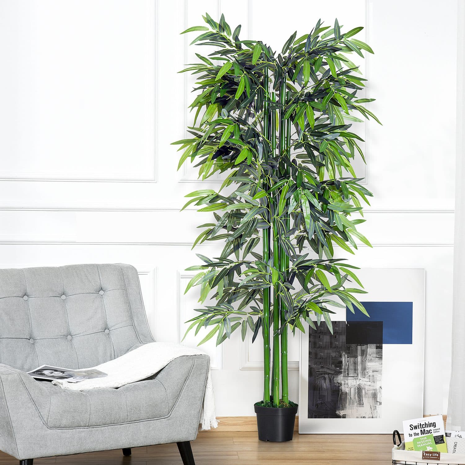Lifelike 6ft Artificial Bamboo - image 5