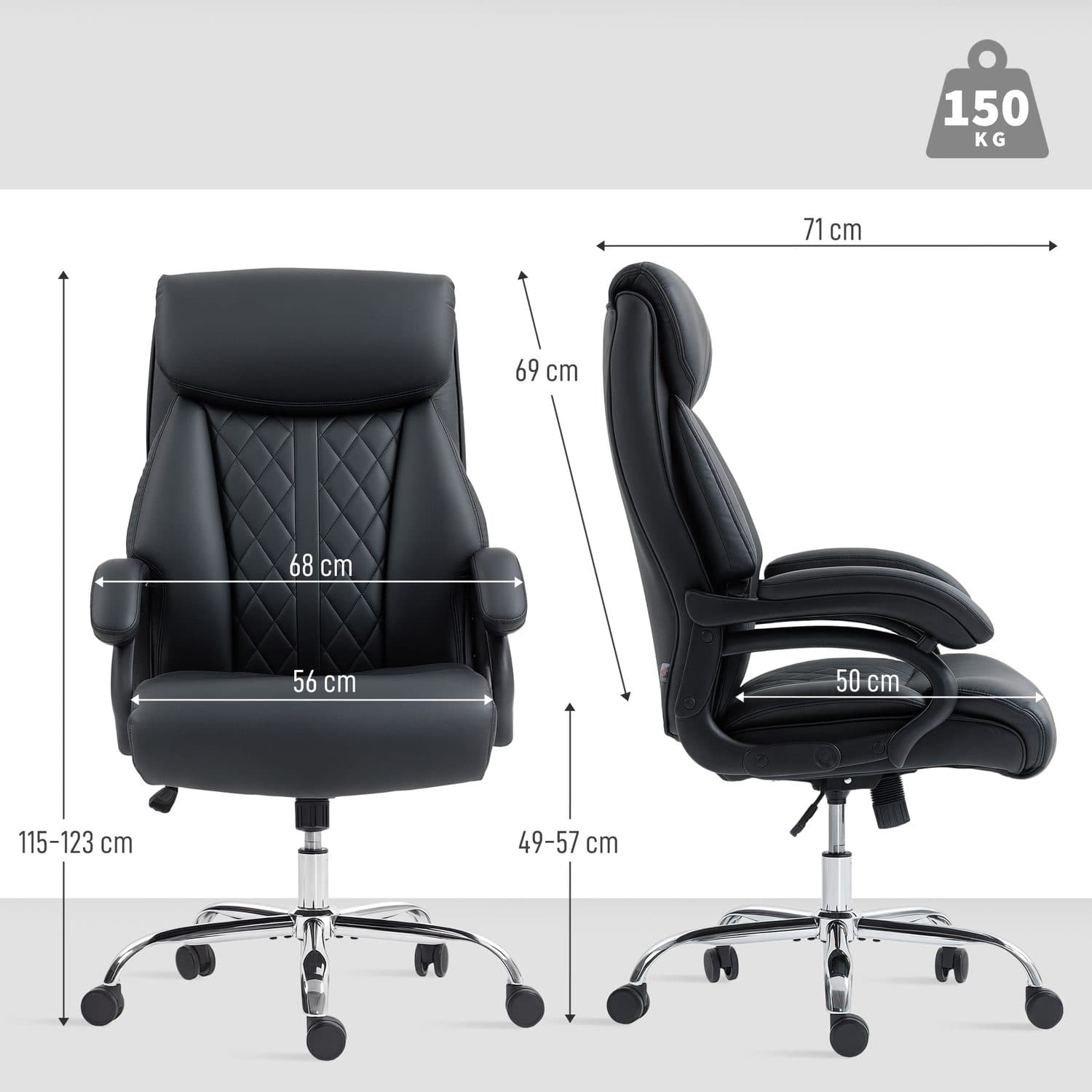 Padded Executive Office Chair - image 5