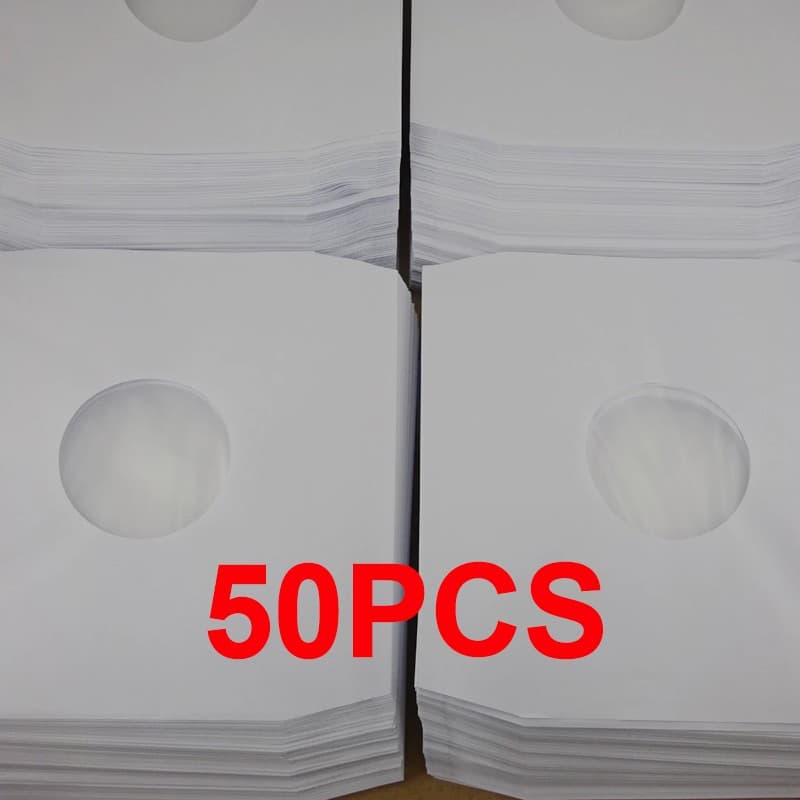 Poly-Lined Vinyl Record Inner Sleeves for 12" LPs (50 Pack) - image 2