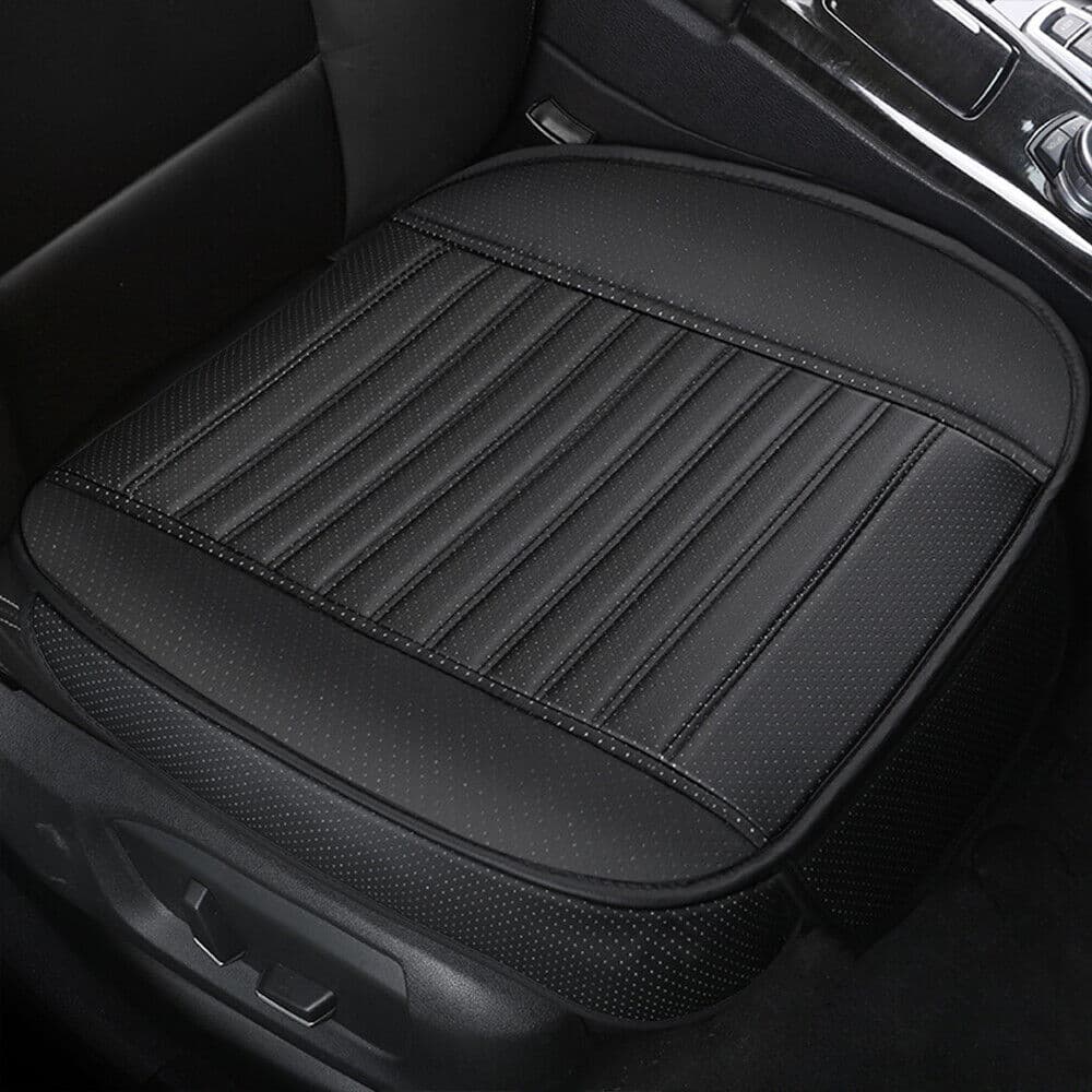 PU Leather Front Seat Cushion Pad for Year-Round Comfort - image 1