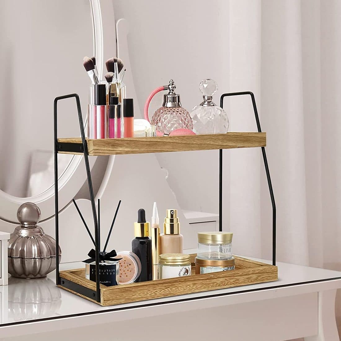 A Compact Two-Tier Shelf for Kitchens, Desks and Bathrooms - image 1