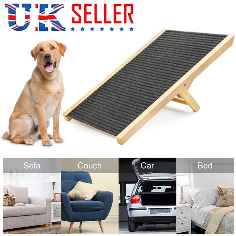 Foldable Wooden Pet Ramp with 3 Adjustable Heights - image 10