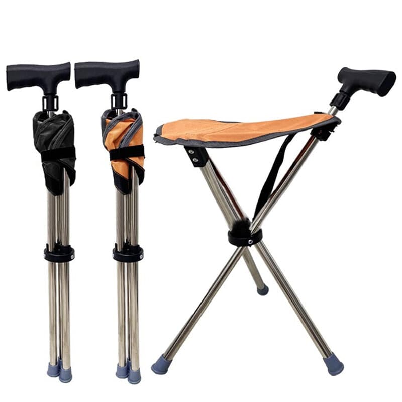 A Walking Cane That Opens into a Seat When You Need to Rest - image 4