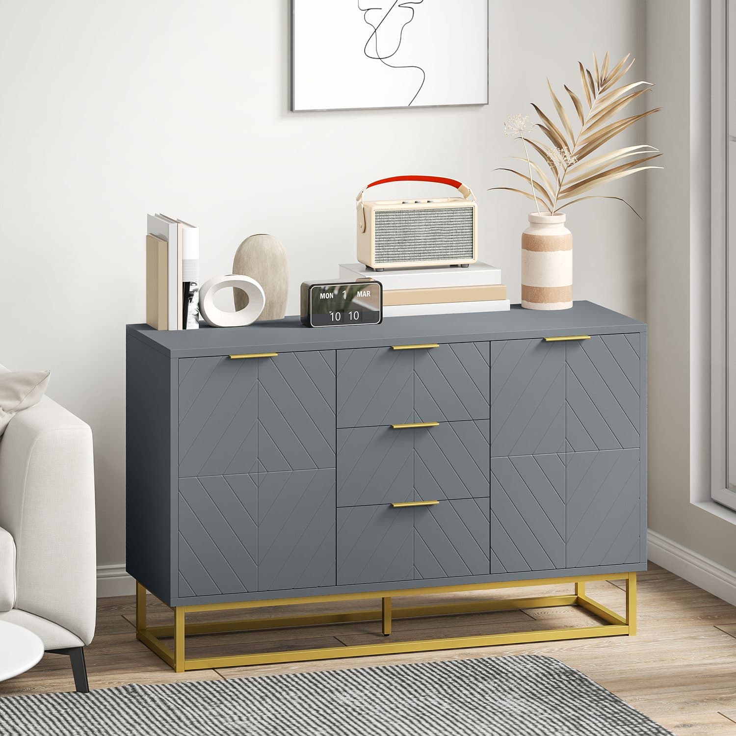 Grey Sideboard - image 2