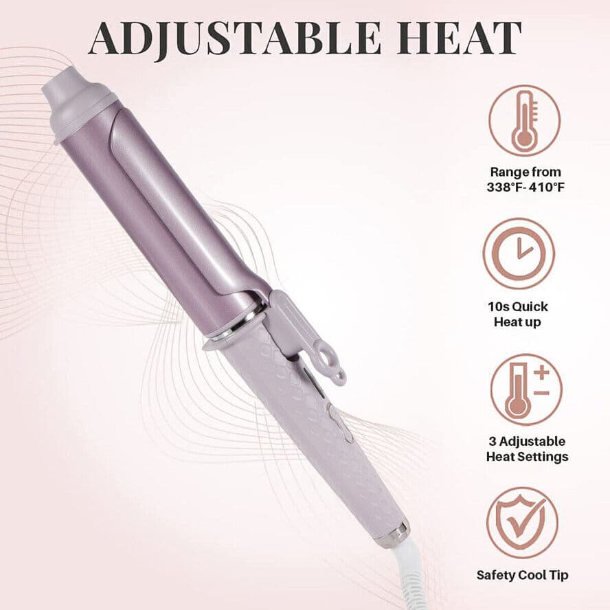 40mm Big Barrel Curling Wand, Professional Hair Curler - image 6