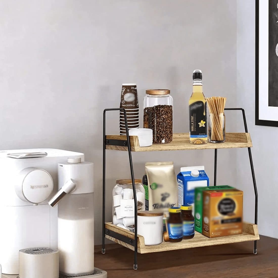 A Compact Two-Tier Shelf for Kitchens, Desks and Bathrooms - image 5