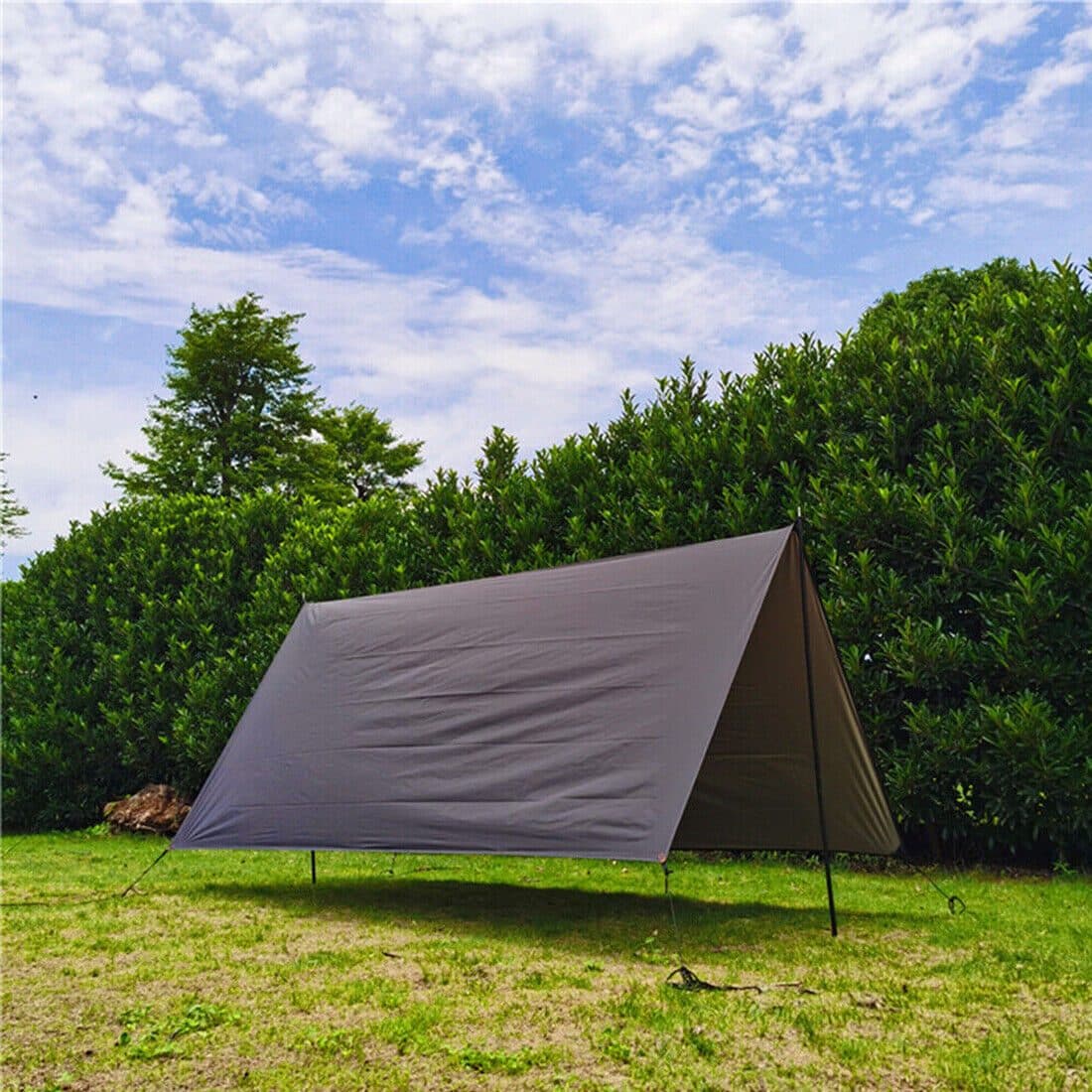 Two Adjustable Steel Poles for Tarps and Camping Shelters - image 3